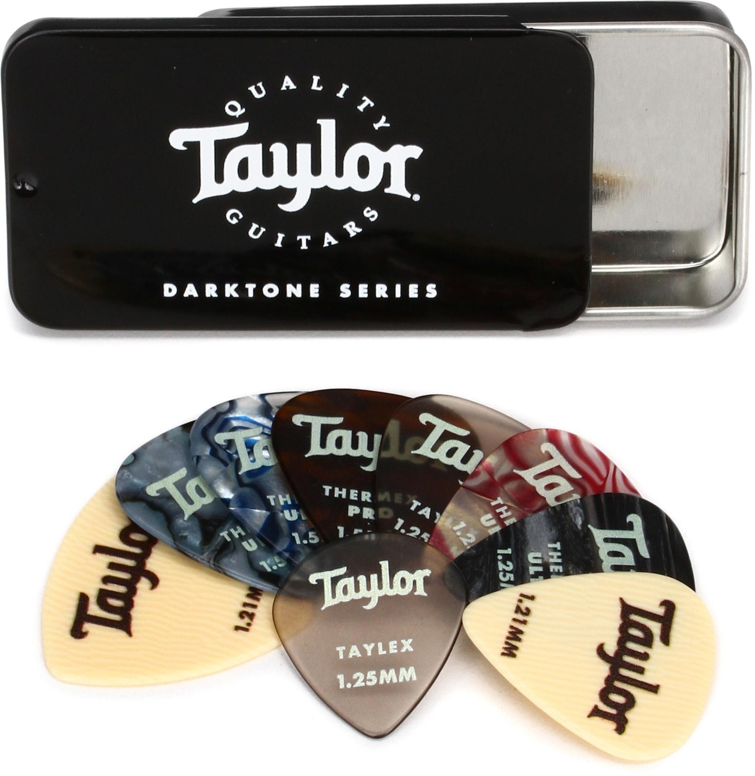 Taylor DarkTone Series Pick Tin (2-pack) Bundle