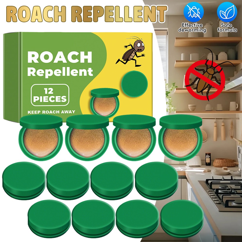 12PCS Cockroach Trap Roach Killer Indoor for Roach Ants Spiders Bugs Beetles