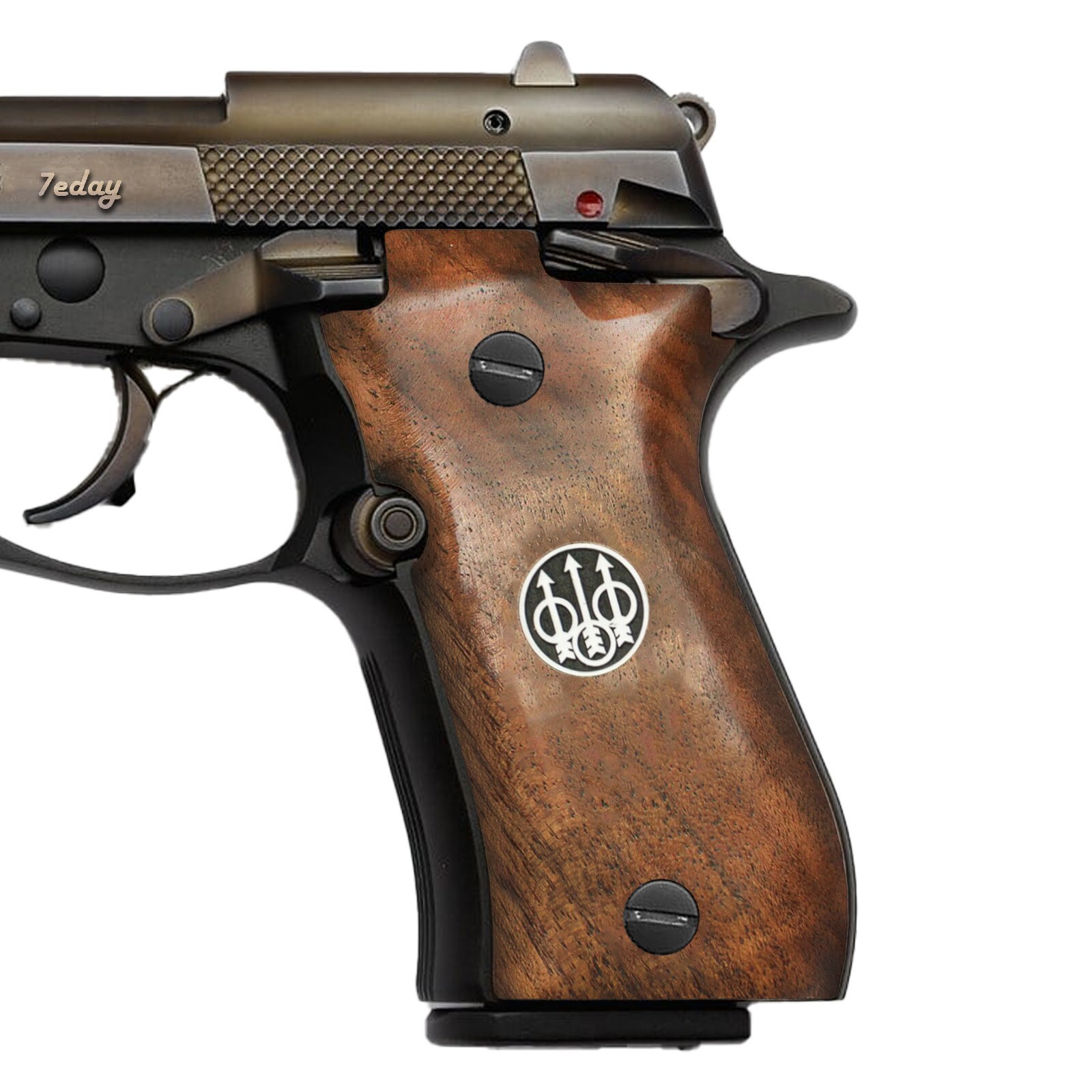 Beretta 81F 81FS 84F 84FS 81BB 84B PISTOL GRIPS TURKISH Walnut Wood Grip Set New