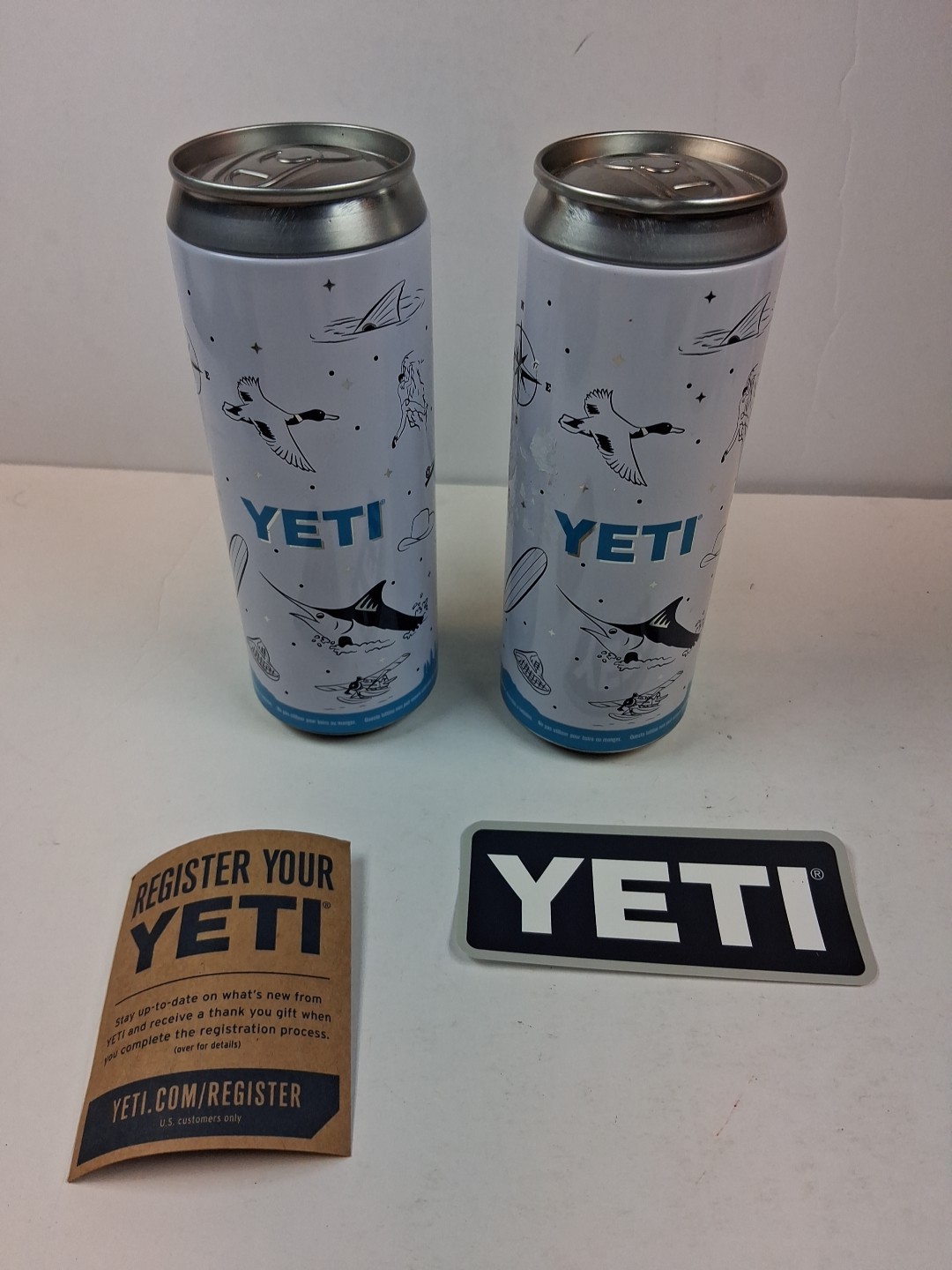 YETI Slim Stash Can. Lot Of 2.