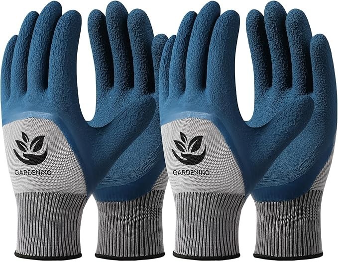 Trifabricy Garden Gloves for Women/Men - 6 Pairs Latex Gardening Gloves