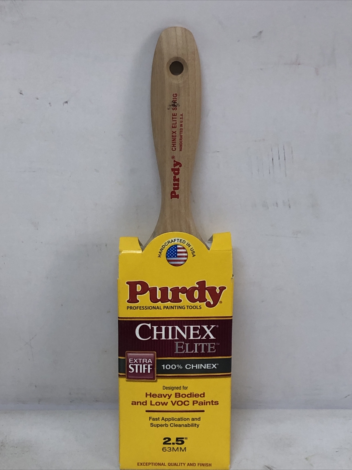 Genuine Purdy Chinex Elite Sprig Flat 2-1/2" Paint Brush