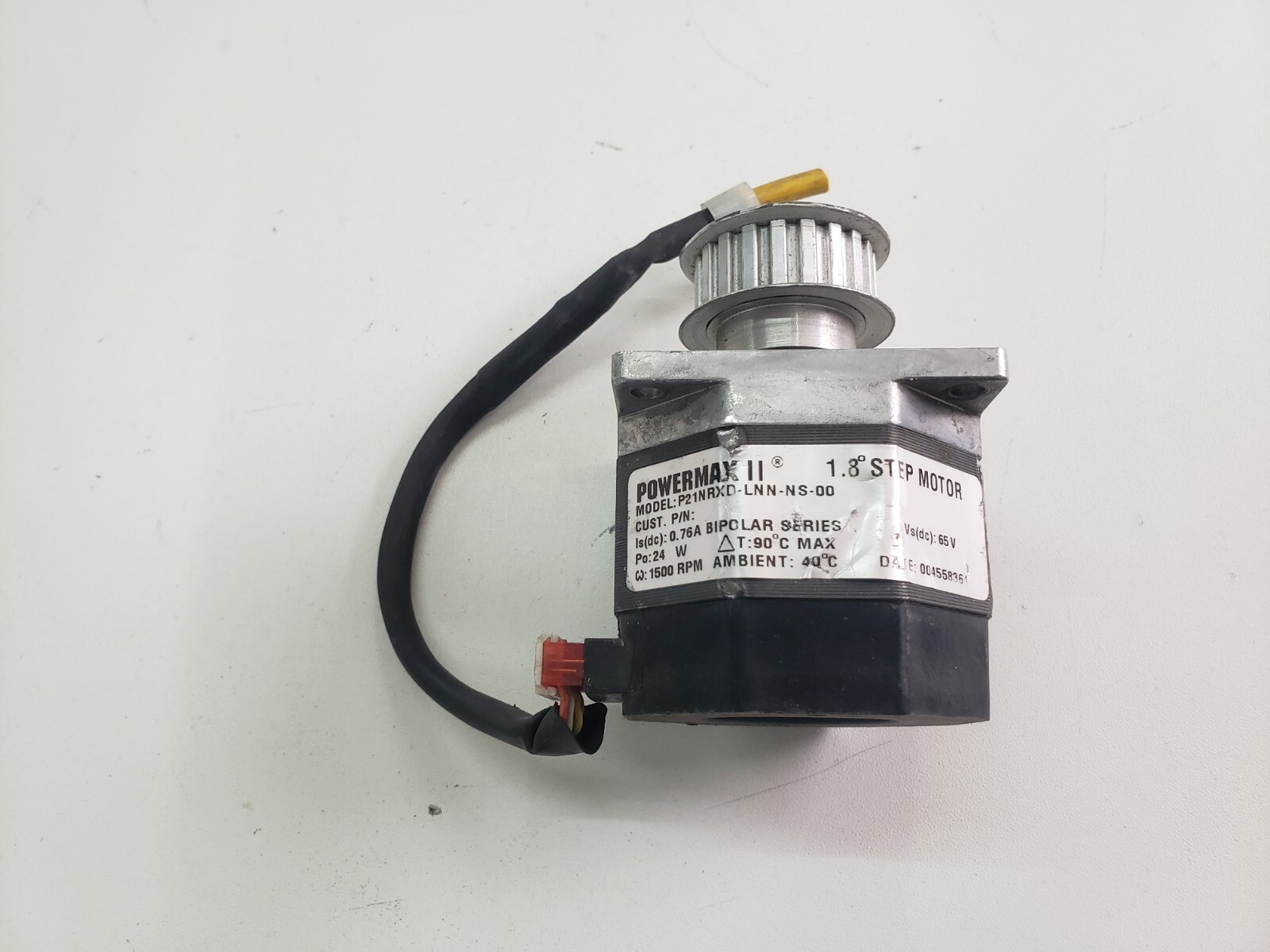 Pacific Scientific Powermax II P21NRXD-LNN-NS-00 Stepper Motor 65V 1500RPM