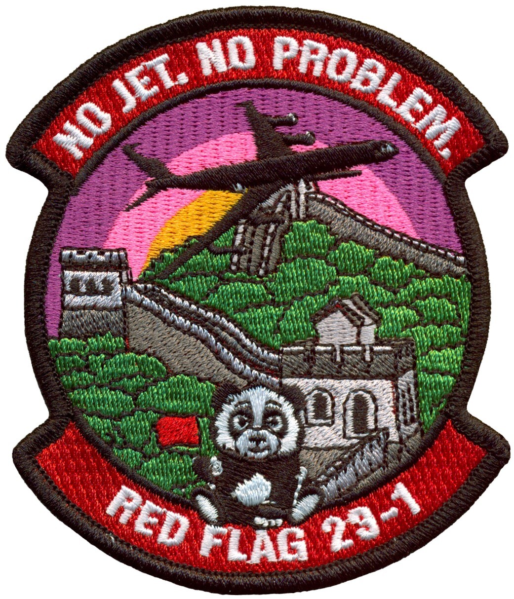USAF 16th EXPEDITIONARY AIRBORNE COMMAND & CONTROL SQUADRON RED FLAG 23-1 PATCH