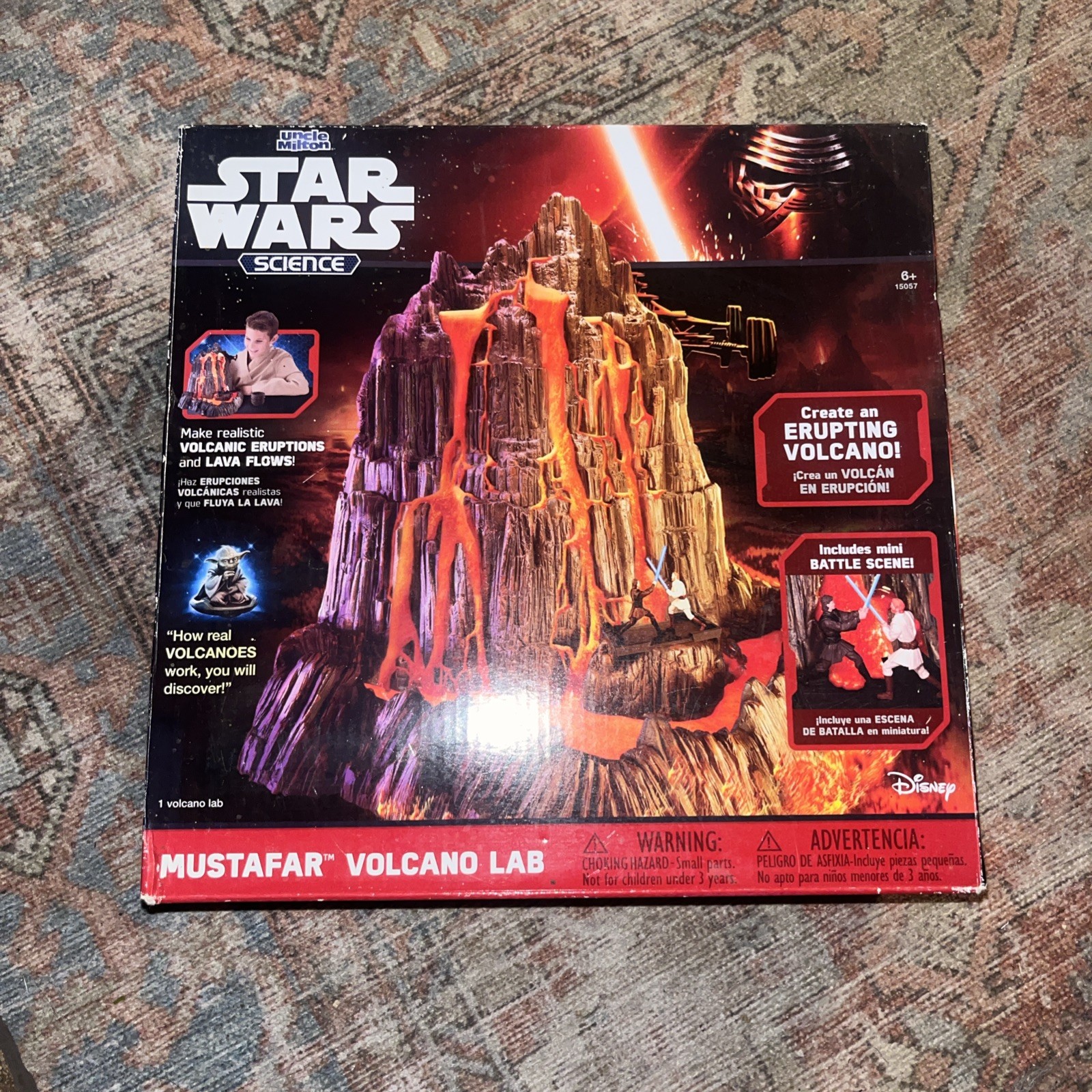STAR WARS Uncle Milton Science Mustafar Erupting Volcano Lab New Open Box