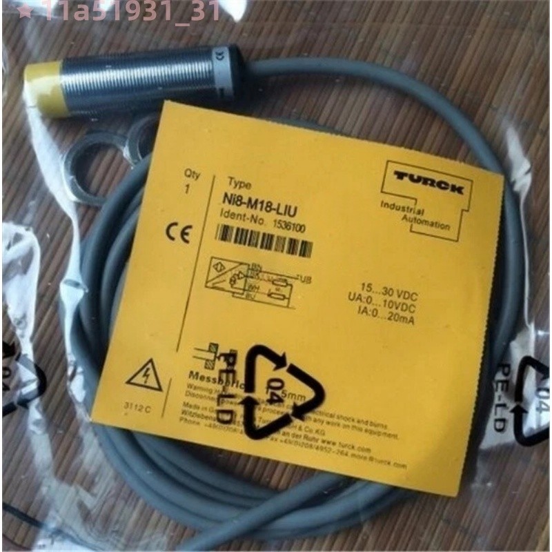 New NI8-M18-LIU NI8M18LIU Turck Proximity Switch Sensor FREE SHIPPING