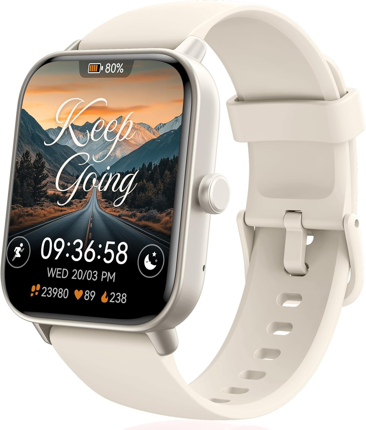 KALINCO Kids Smart Watch, IP68 Waterproof Swimming Smartwatch, 1.8'' Fitness Act
