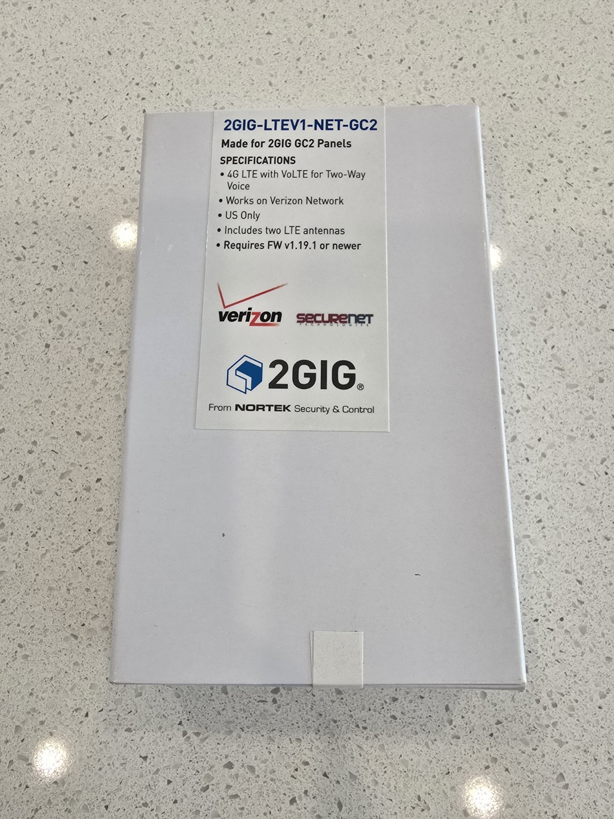 2GIG-LTEV1-NET-GC2 Cell Radio module for SecureNet Network 4G-LTE ( SEALED)