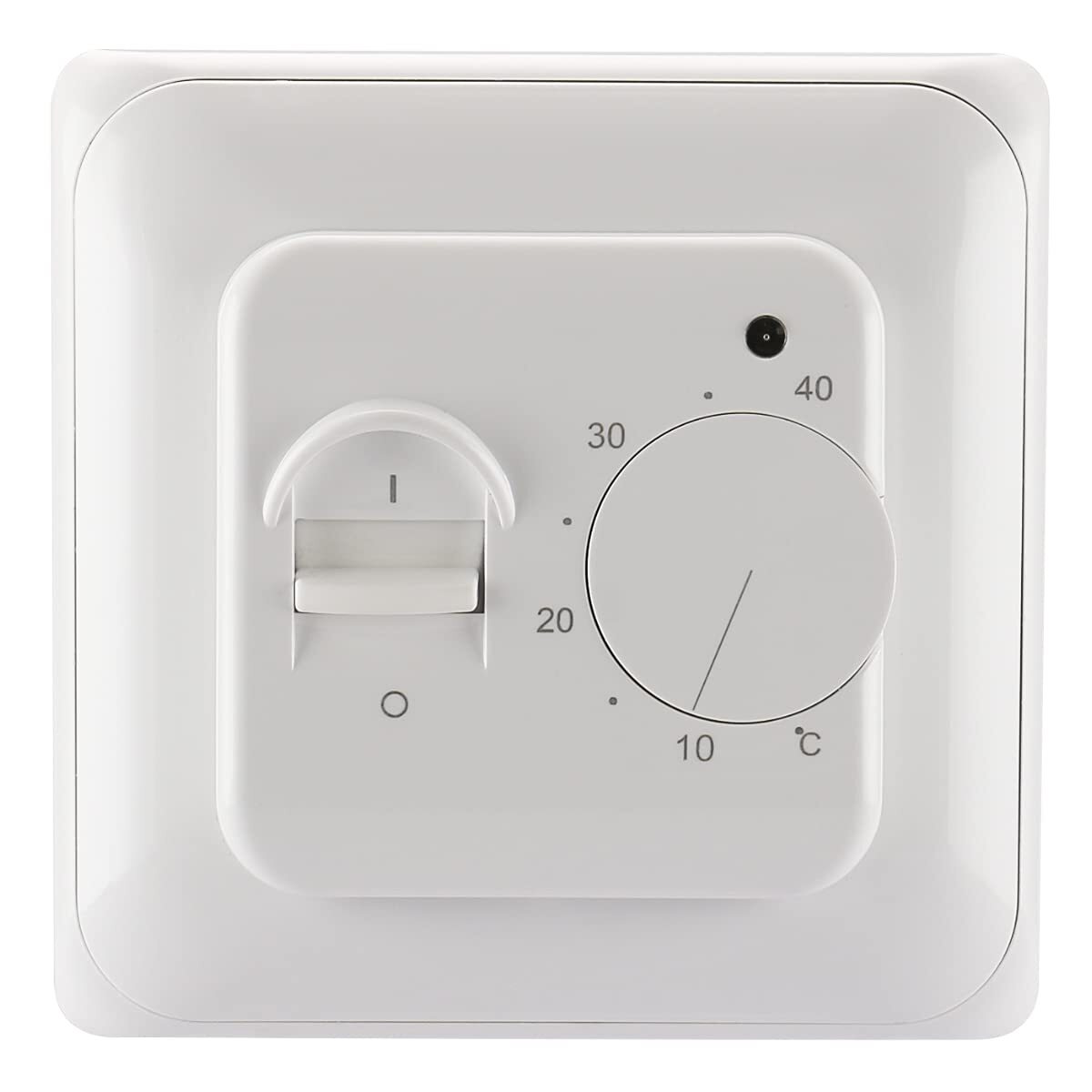 Baomain Home Nonprogrammable Thermostats, Radiant Floor Heating Temperature M...