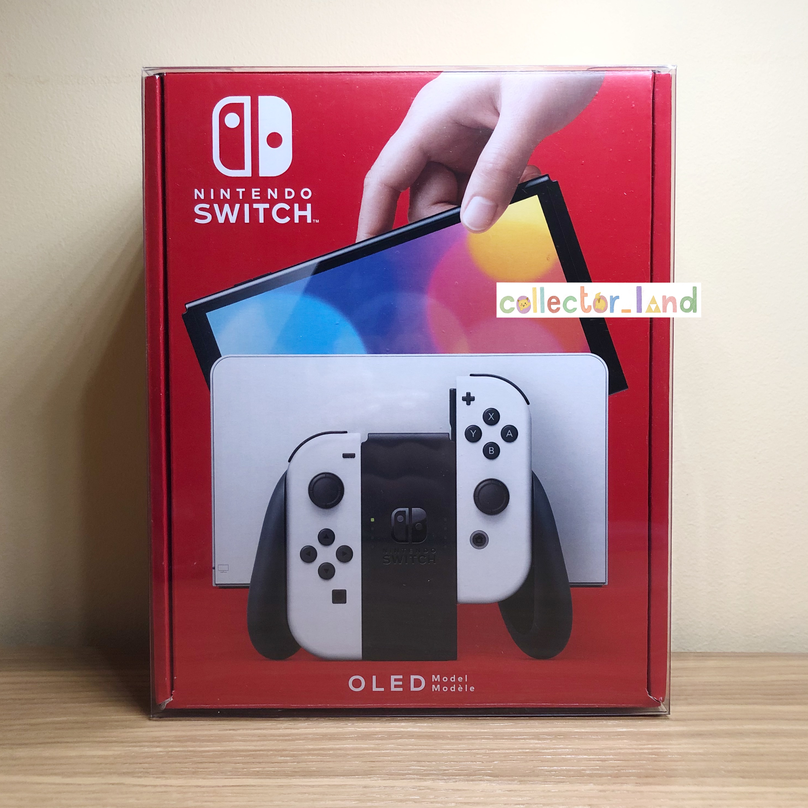 BOX PROTECTOR New Nintendo Switch OLED Console STRONG 0.5mm PLASTIC DISPLAY CASE