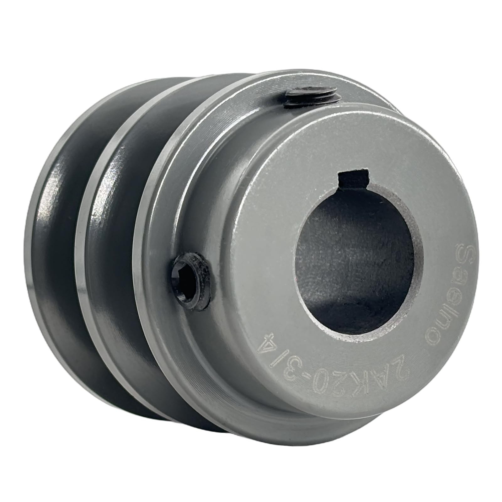 2AK203/4 Double Groove V Belt Pulley 3/4 inch bore 2" OD,VBelt Sheave Cast Ir...