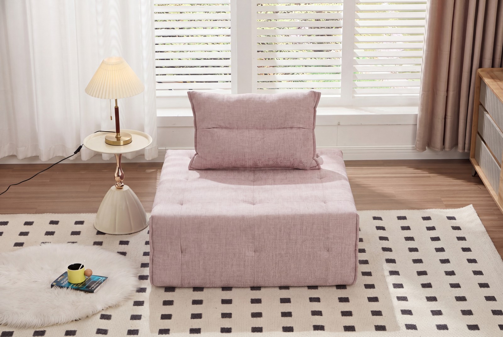 Deep Seat Modular Sectional Sofa with Adjustable Backrest – 39.37" Cheni