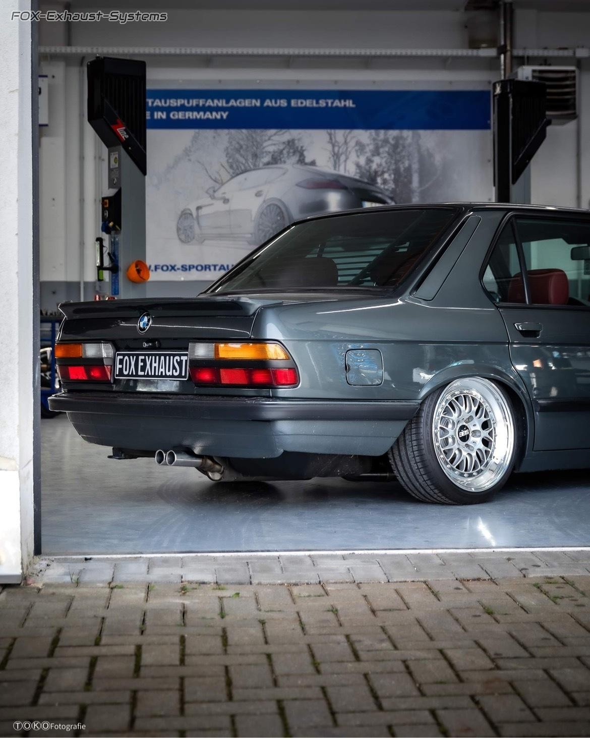 FOX Sport Exhaust BMW 5 Series E28 520i Mod. Without Cat 2x63mm Roll Straight