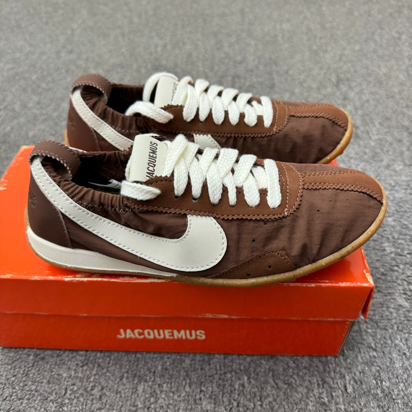 Nike x Jacquemus Moon  Chocolate Brown Off White Men's HV8547-200 Athletic Shoes