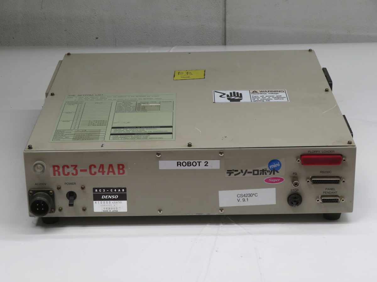 DENSO RC3-C4AB 410000-6450 ROBOT CONTROLLER T262967