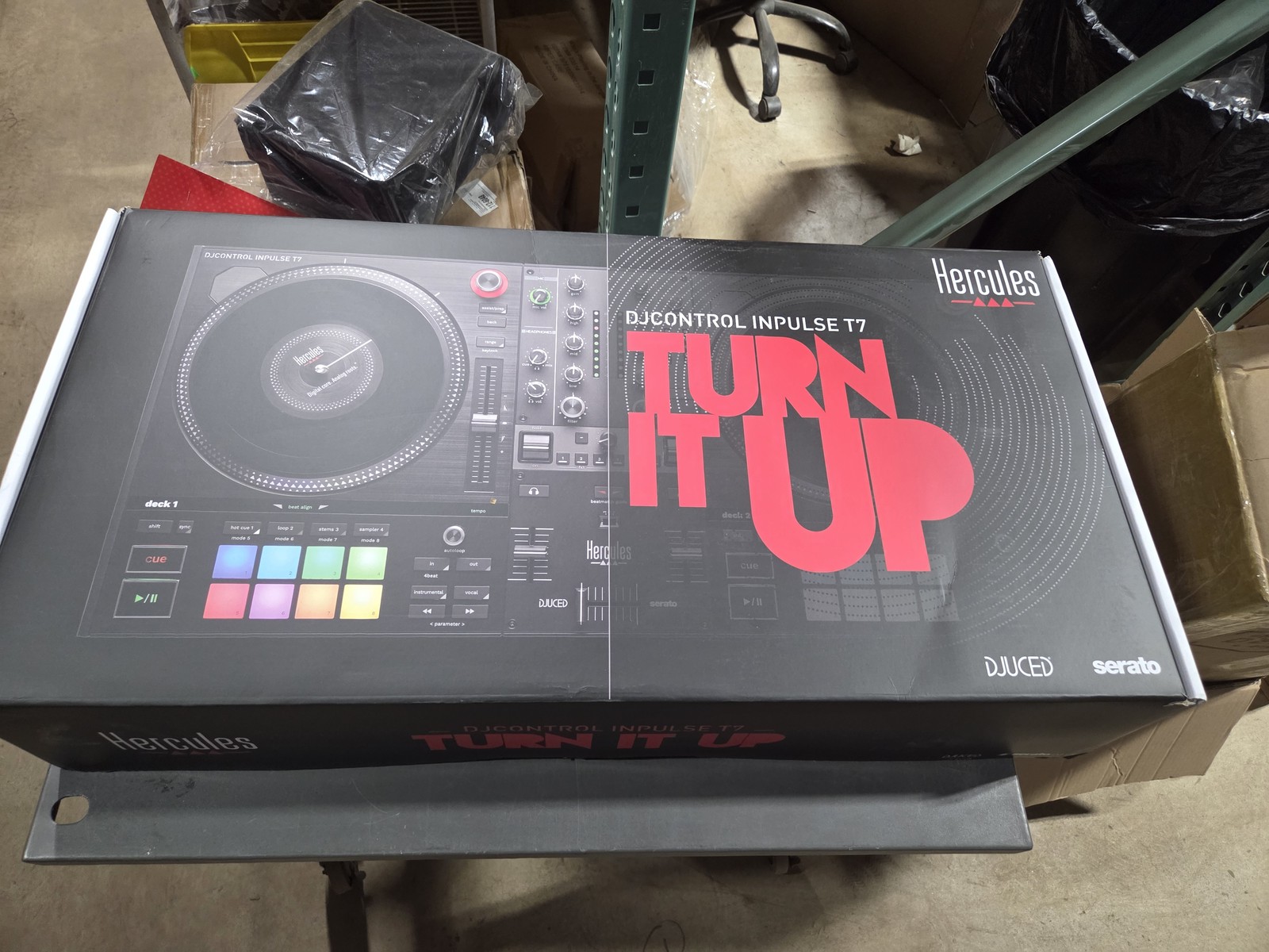 Hercules DJ Control Inpulse T7 2-Channel Motorized DJ Controller (B-Stock)