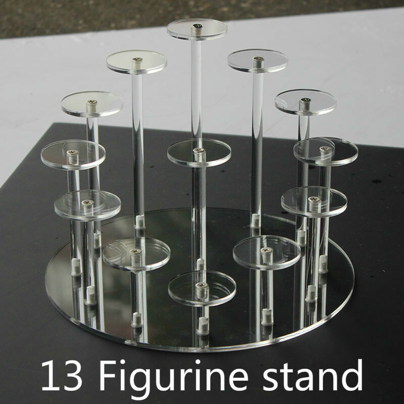 Acrylic Removable Stand Model Toy Display Transparent Perspex Shelf