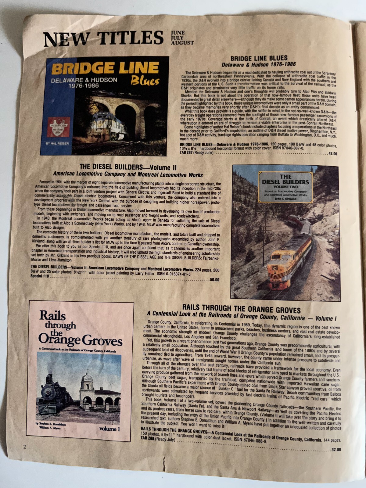 Interurban Press - Summer 1989