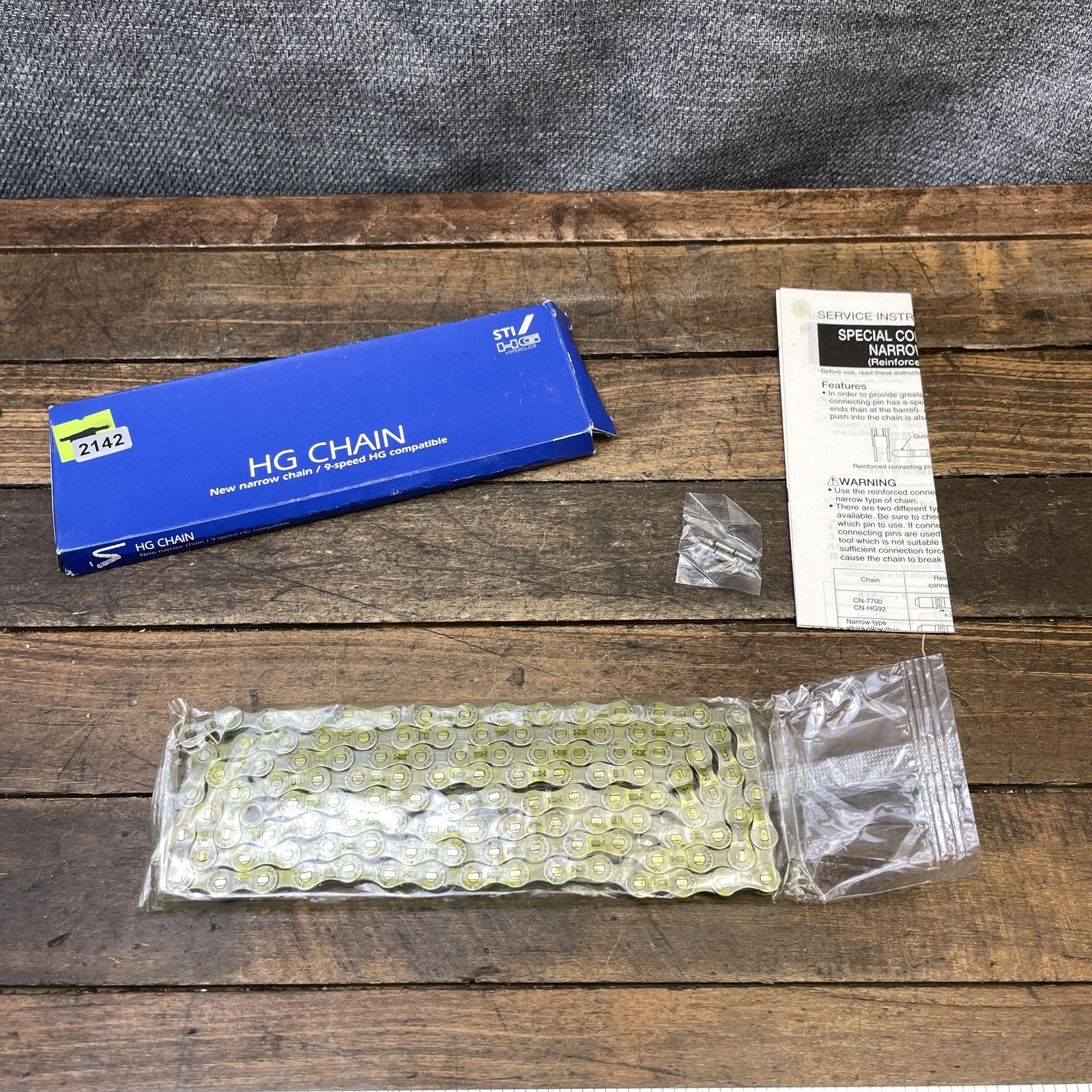 Shimano CN-HG72 9 Speed Bicycle Chain Gold Narrow Steel HG 9s MTB Road Bike