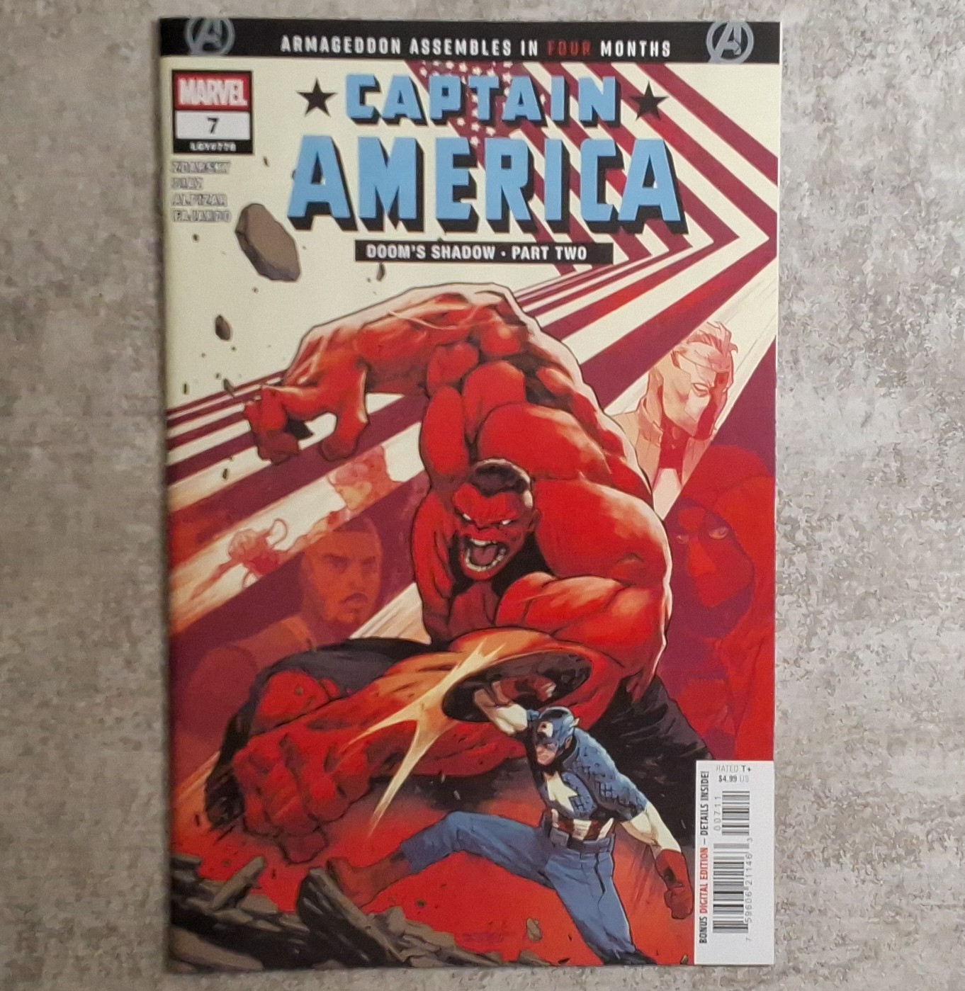 Captain America #7 Chip Zdarsky Cover A First Print Htf Sold Out