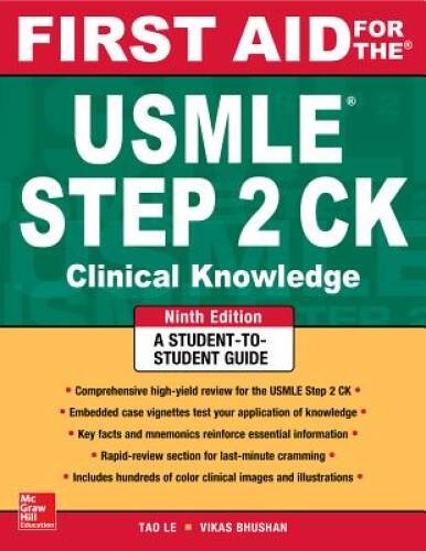 First Aid for the USMLE Step 2 CK, Ninth Edition (First Aid USMLE) - ACCEPTABLE