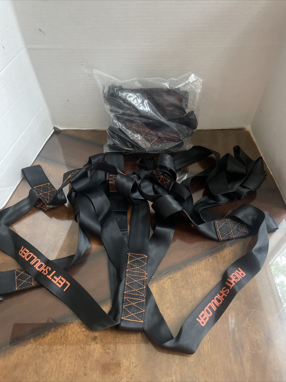 SNIPER TREE STAND HUNTING SAFETY HARNESS ADJUSTABLE 300# STRAP FALL ARREST LOT 2