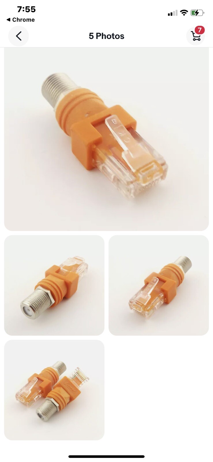 rg6 to Ethernet connector