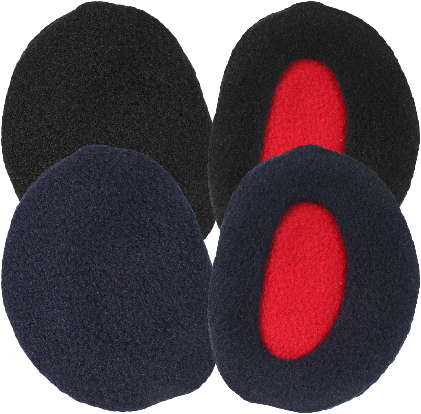 2 Pairs Bandless Earmuffs, Thick Winter Ear Covers Cold Weather Warmers...