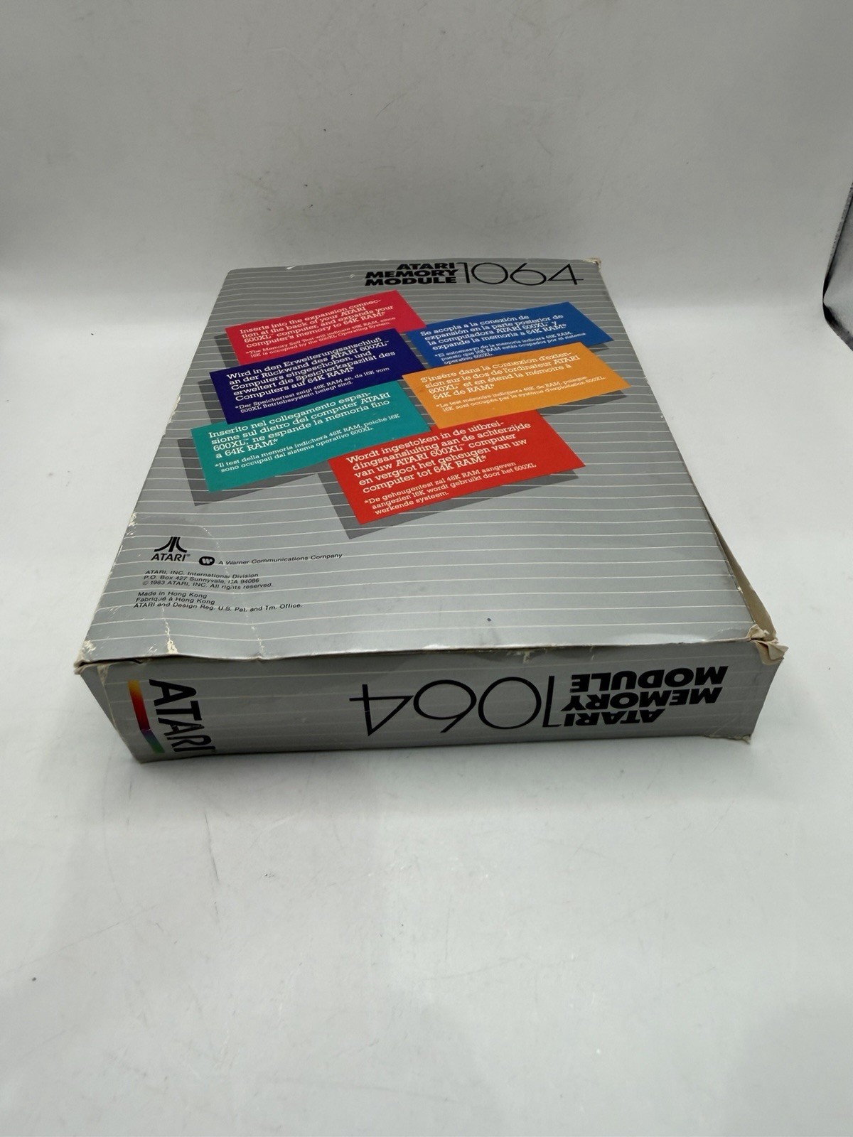 Atari 1064 Memory Expansion 64 KB For Atari 600XL Mint Condition W Original Box