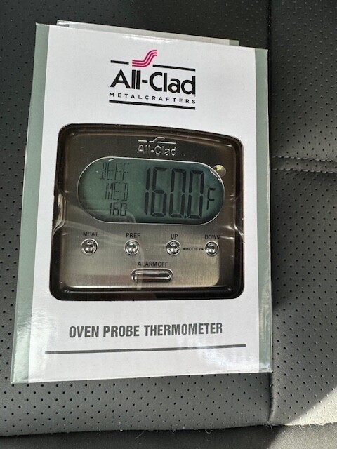 NEW All Clad Oven Probe Thermometer T223 LCD DISPLAY SEALED