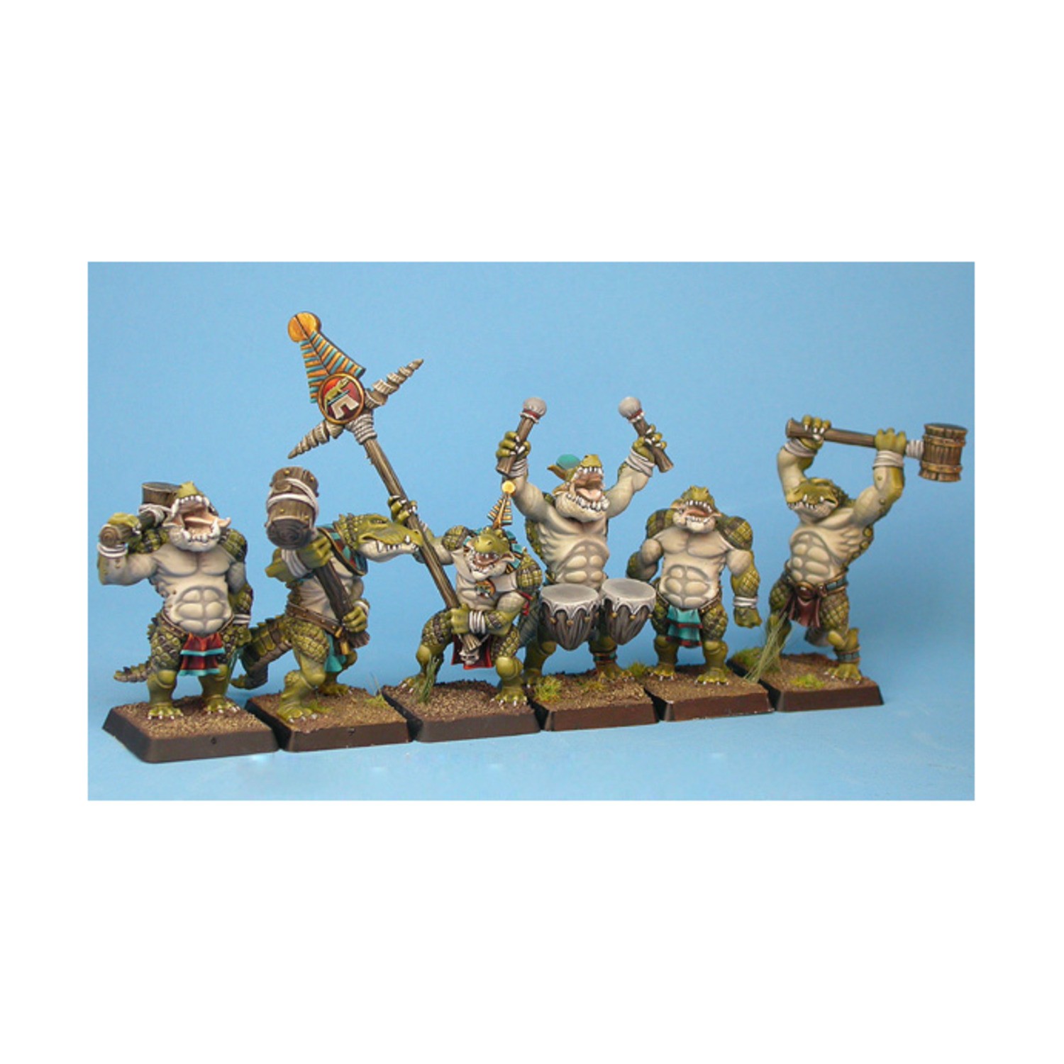 Crocodile War Gods of Aegyptus Sebeki Warrior Unit Pack New