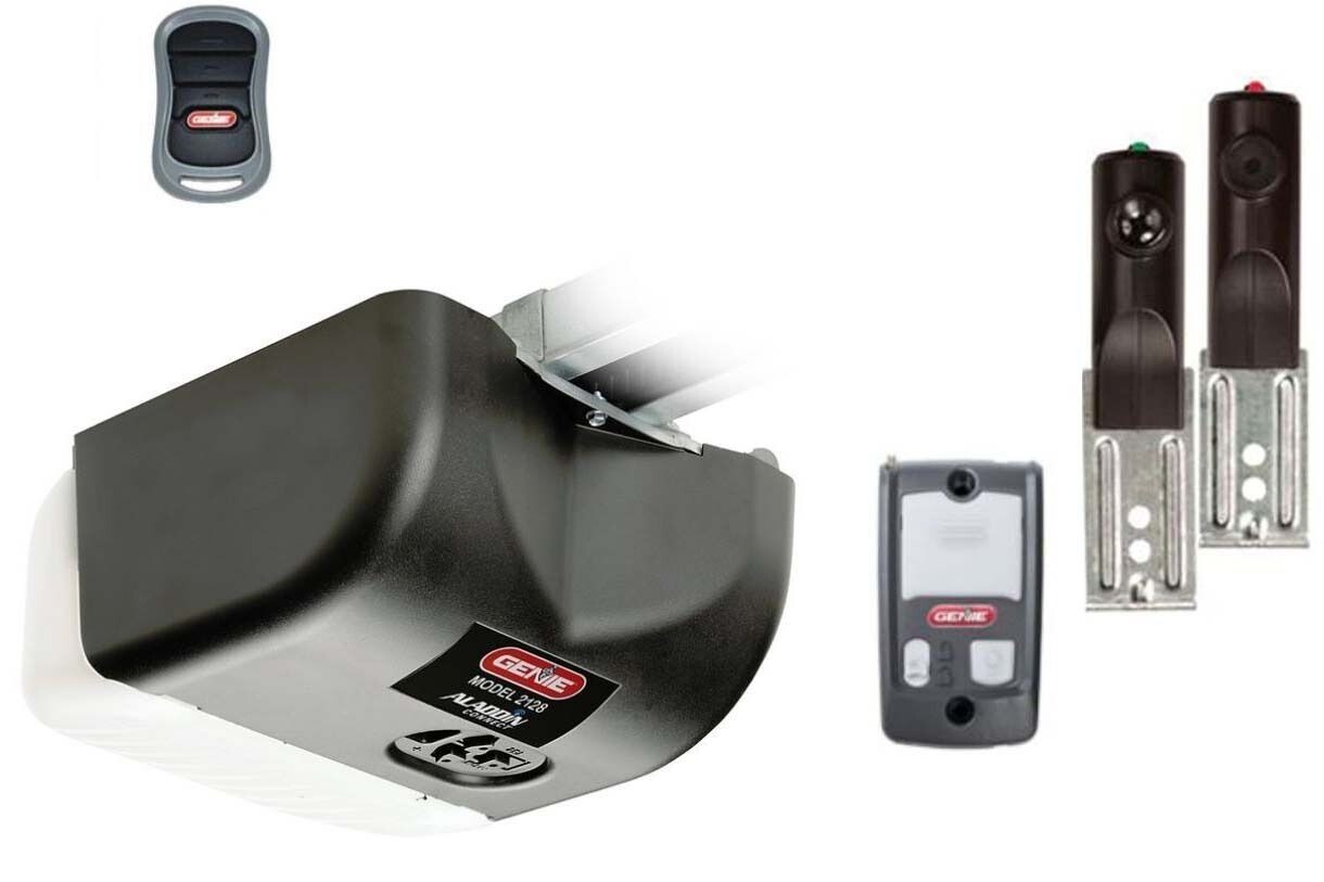 Genie 2128 DC Garage Door Opener Chain or Belt Drive for 7'/8' Tall Garage Doors