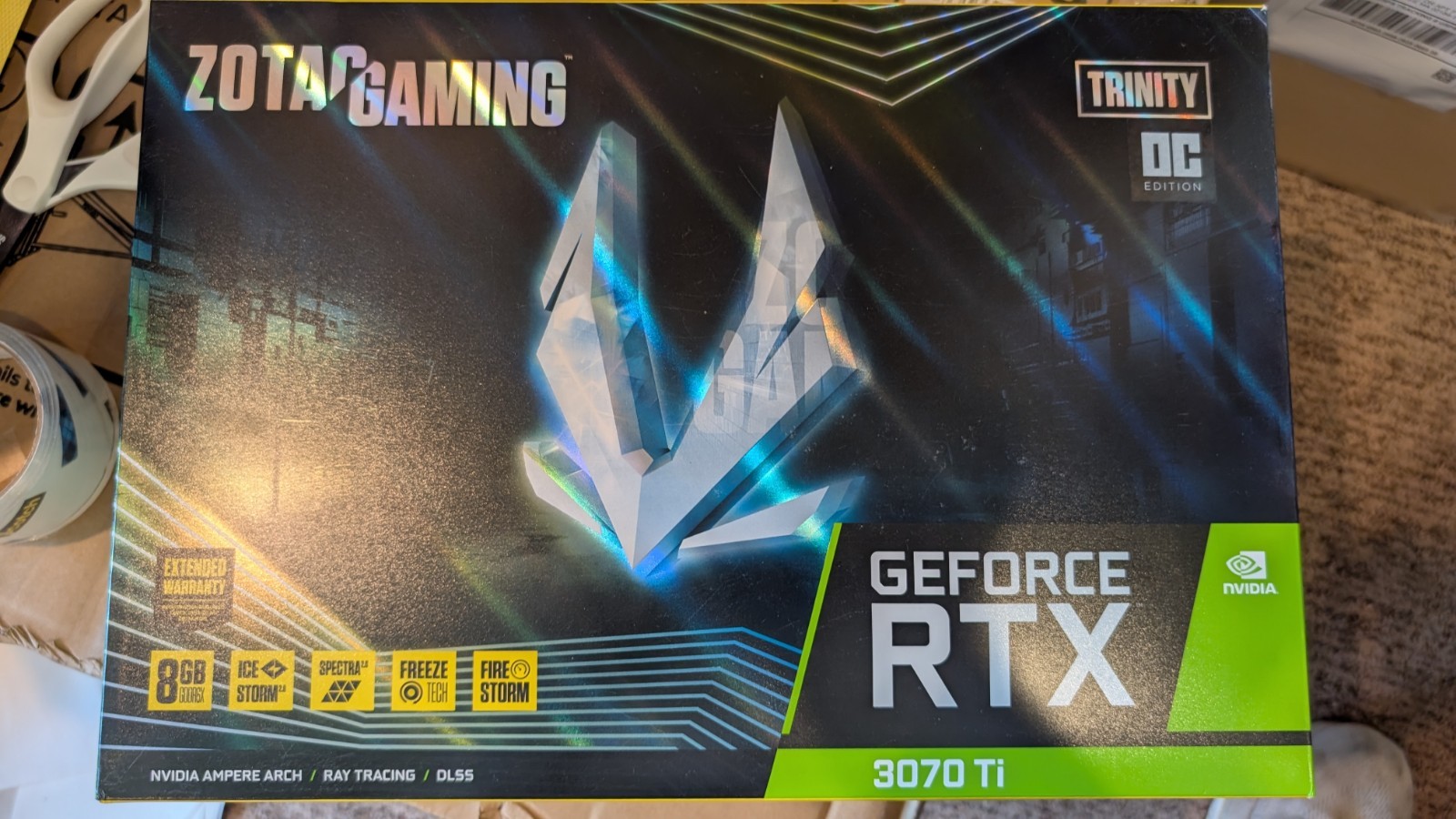 ZOTAC GAMING GeForce RTX 3070 Ti Trinity OC 8GB GDDR6X Graphics Card