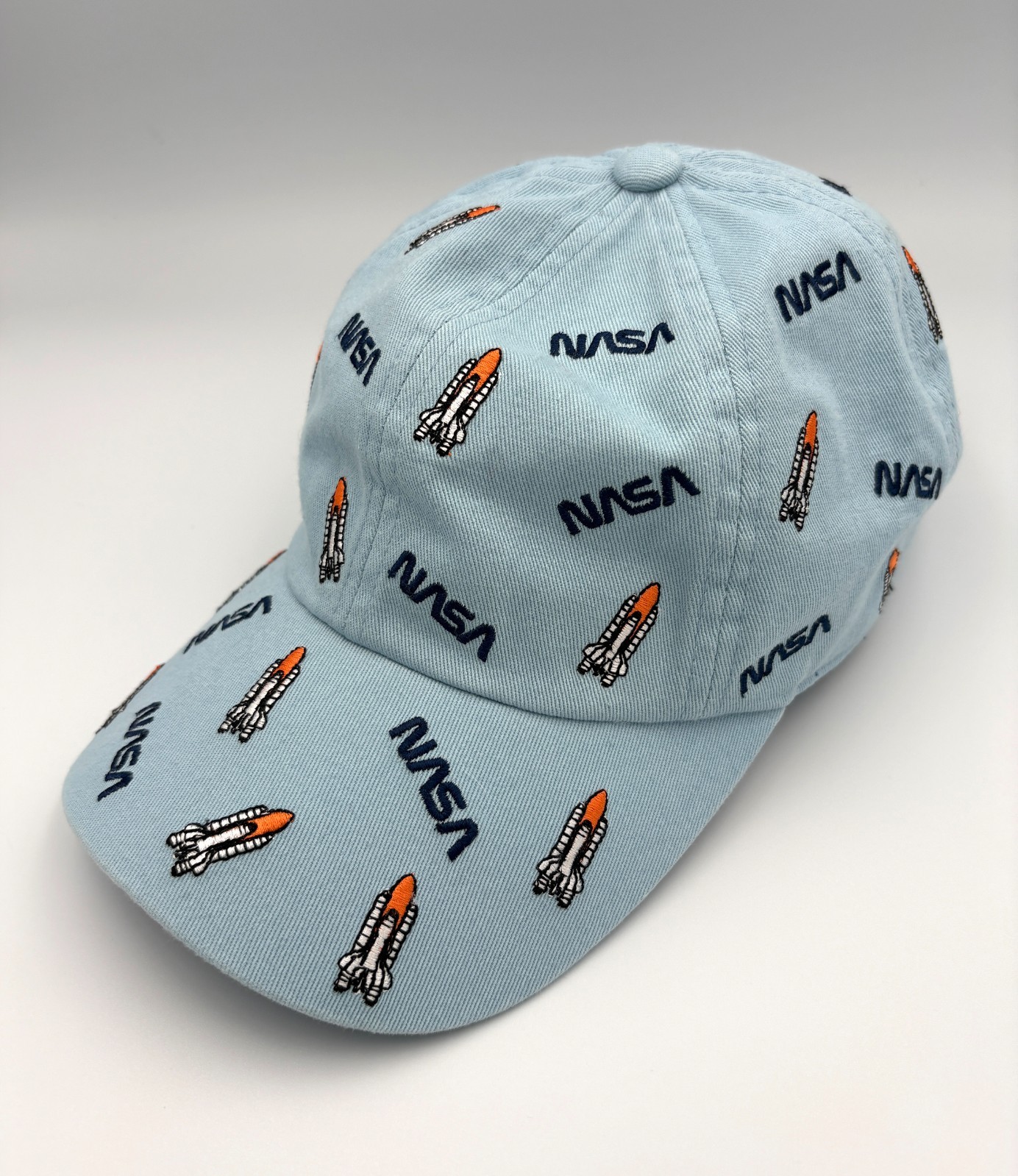 NASA SPACE SHUTTLE Hat - Embroidery by AMERICAN NEEDLE, EXCELLENT, Worm Logo HTF