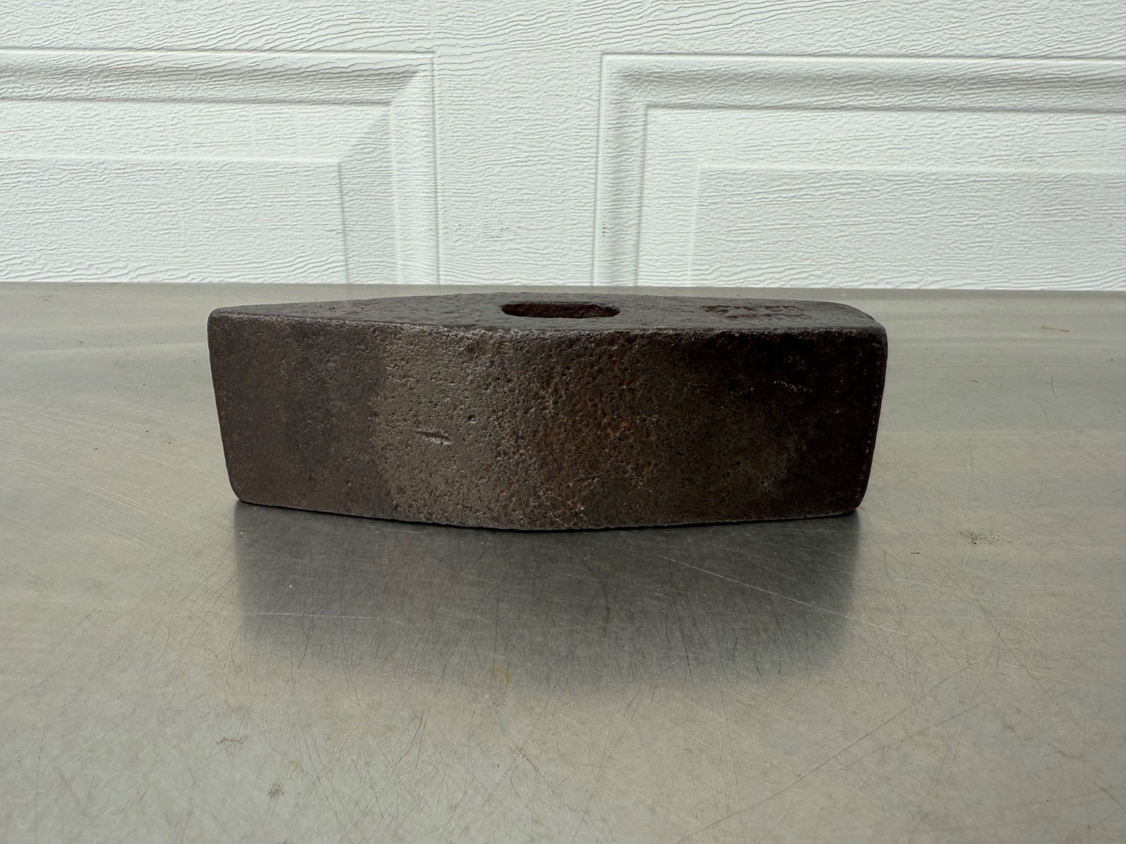 Vintage 4 Pound Plumb Stone Face Sledge Hammer. Straight Peen. Spalling 2.12lbs.