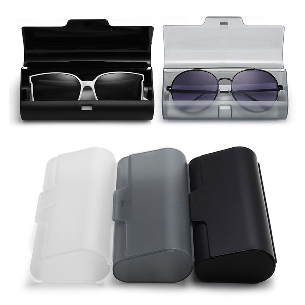 Transparent Frame Glasses Case Portable Plastic Sunglasses Glasses Box❥