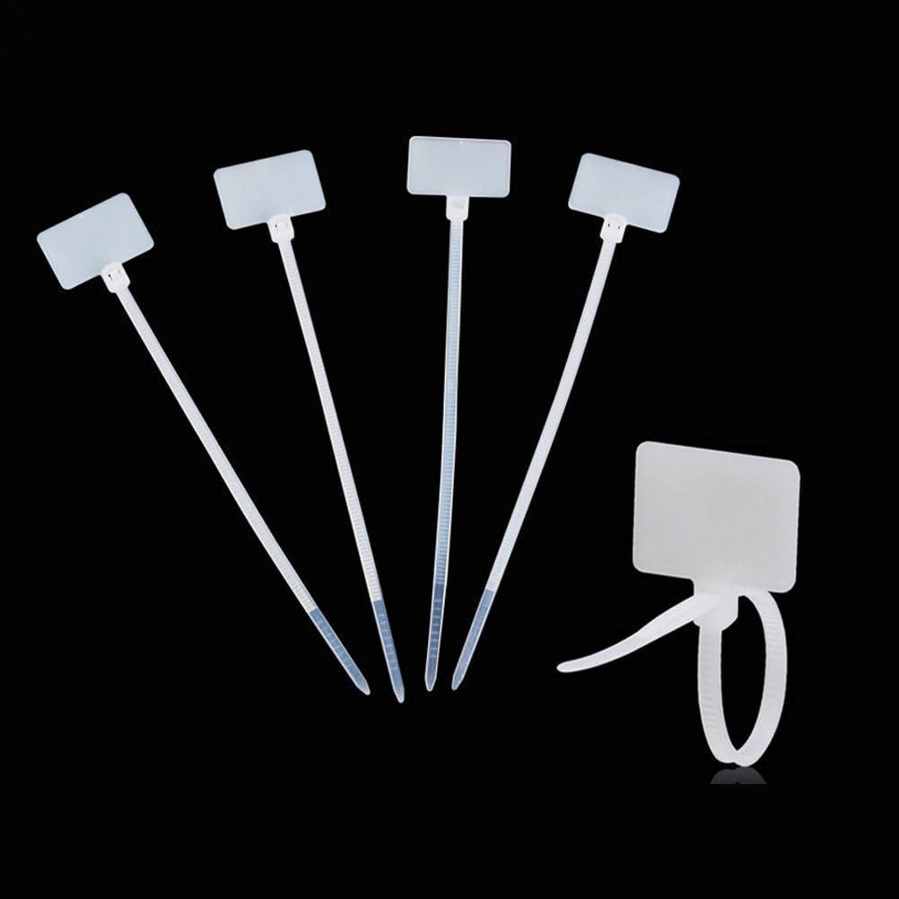 Cable Organizer: 100 Pcs Self-Locking Nylon Tags for Enhanced Identification