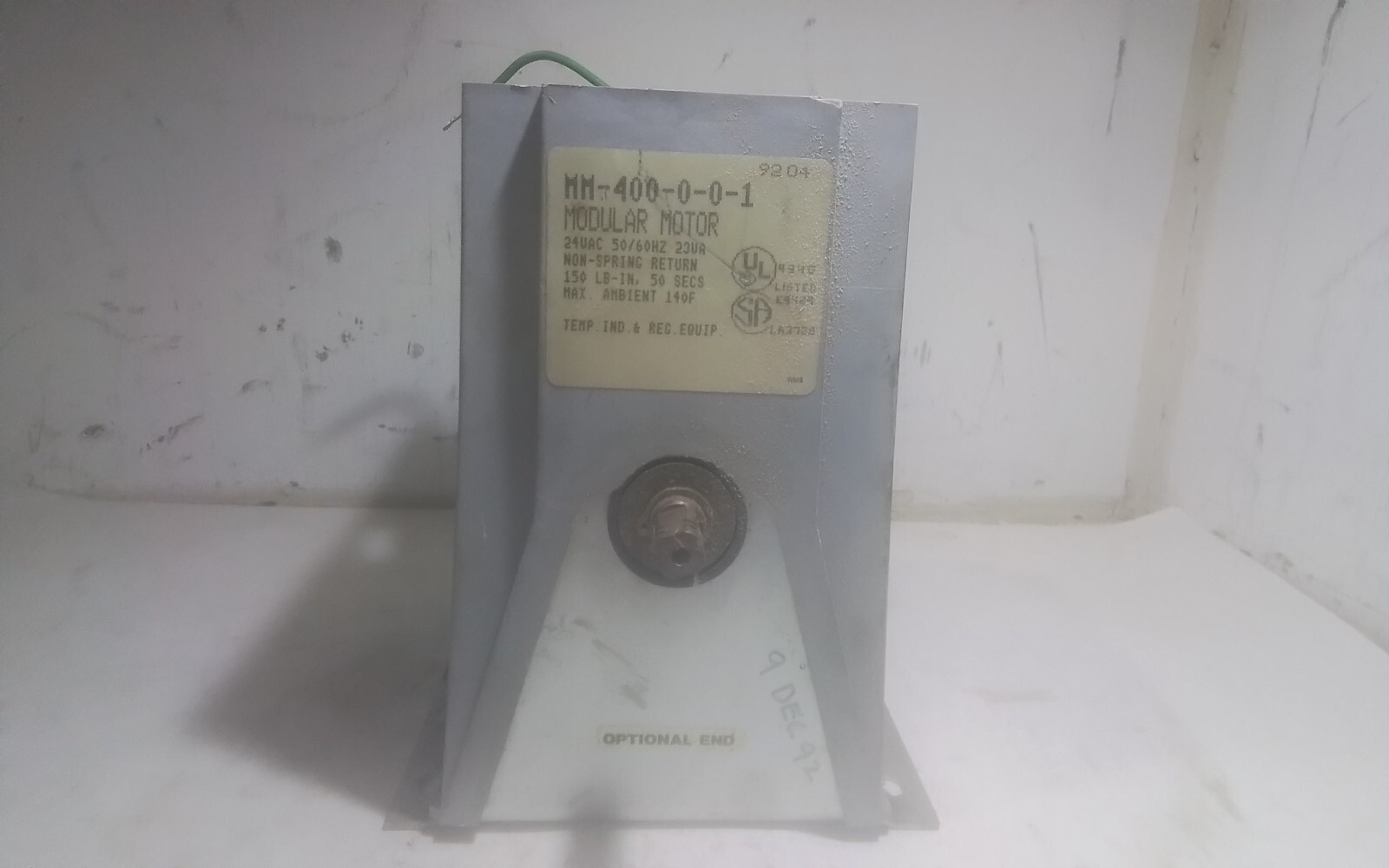 SIEBE Environmental controls MM-400-0-0-1 Modular Motor (VT14)