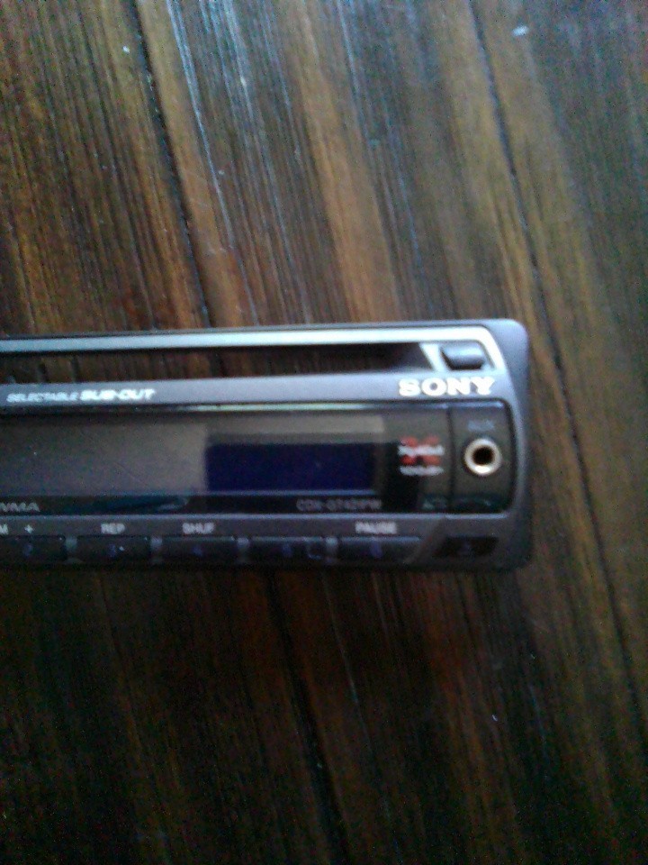 SONY CDX-GT421PW CAR STEREO FACEPLATE ONLY ONLY SONY CDX-GT421PW FACEPLATE OEM🟠