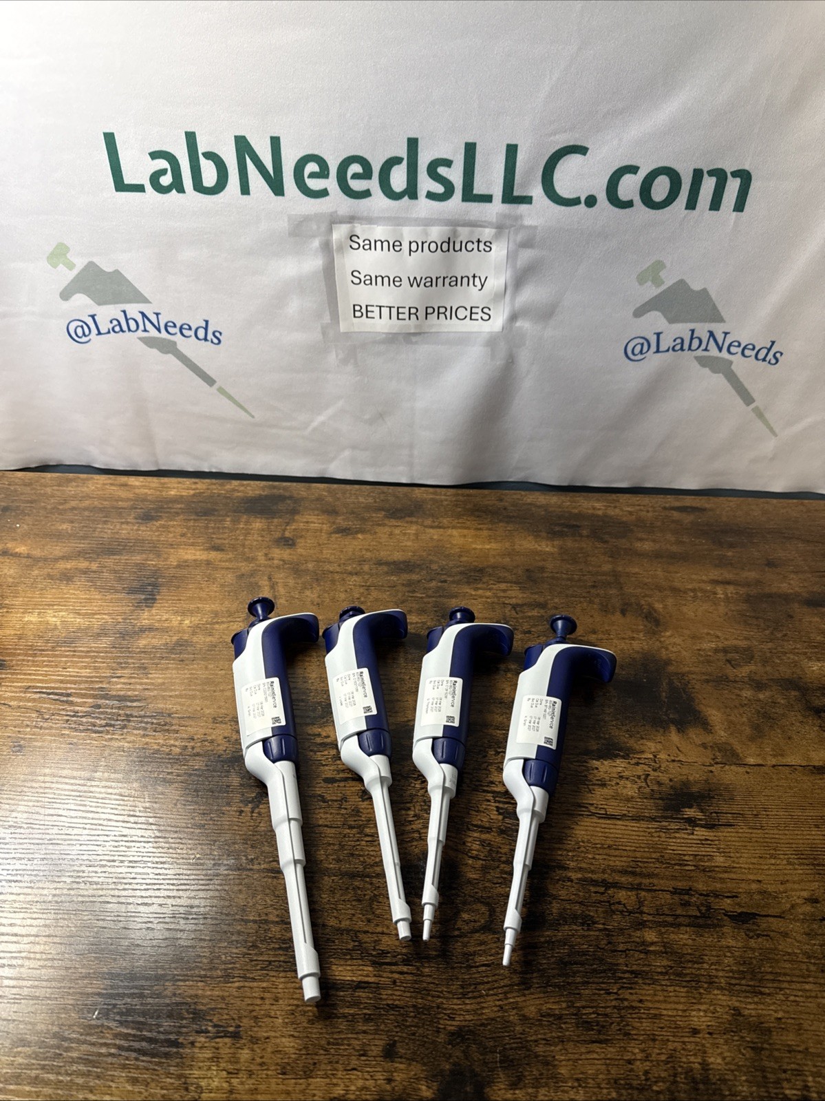 Rainin PipetLite XLS+ LTS Pipette Set  L1000, 200, 20, & 10 Calibrated Mar 2026