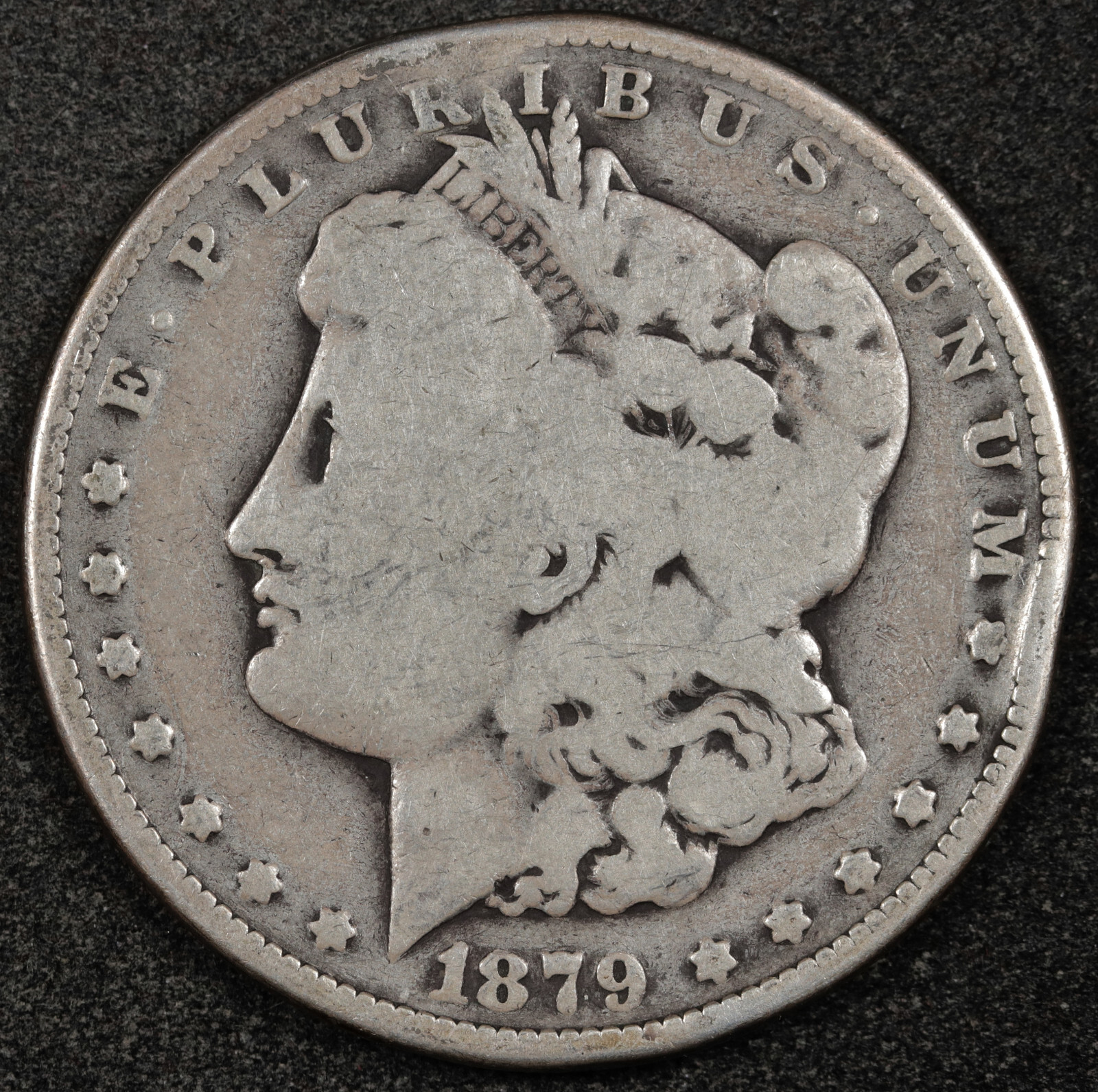 1879-s Morgan Silver Dollar.  Reverse of 1879.  Circulated.  185261