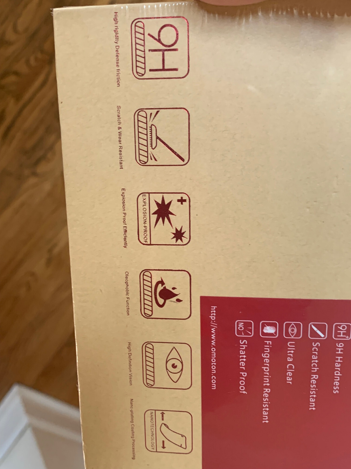 Omoton 9H Glass Screen Protector For Amazon Fire HD 8 tablet