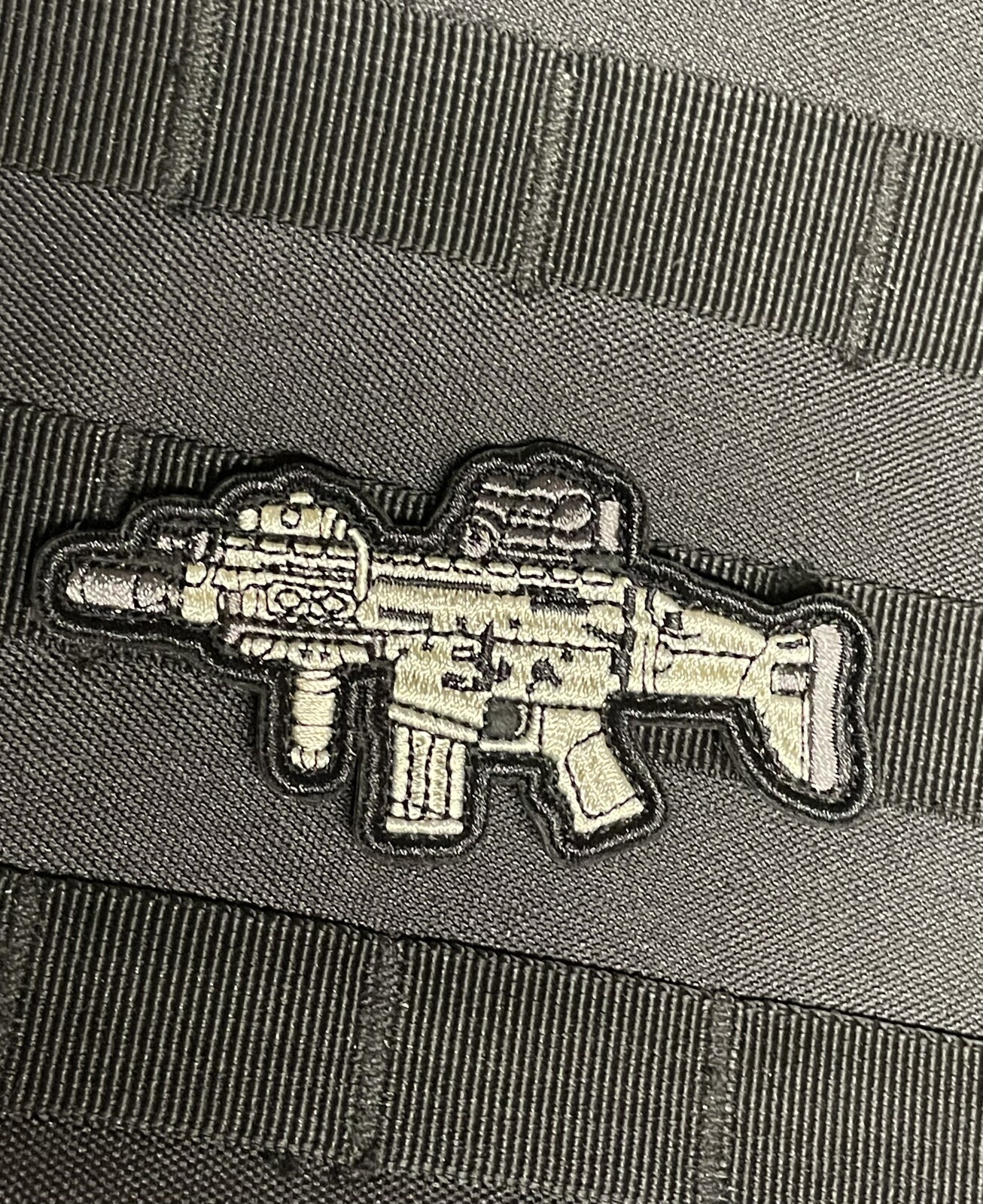 Operator Rifle Patch Gun Carbine AR Army Weapon COD Tactical Morale Patch Hook