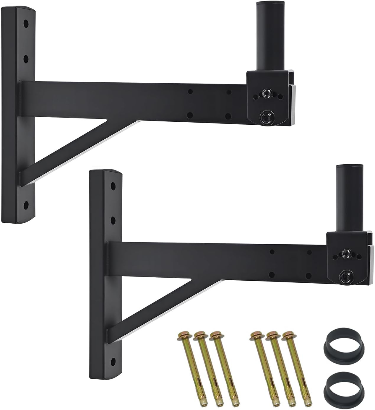 Speaker Wall Mount,Wall Speaker Mount Brackets for PA Speakers,Hold up to 100Lbs