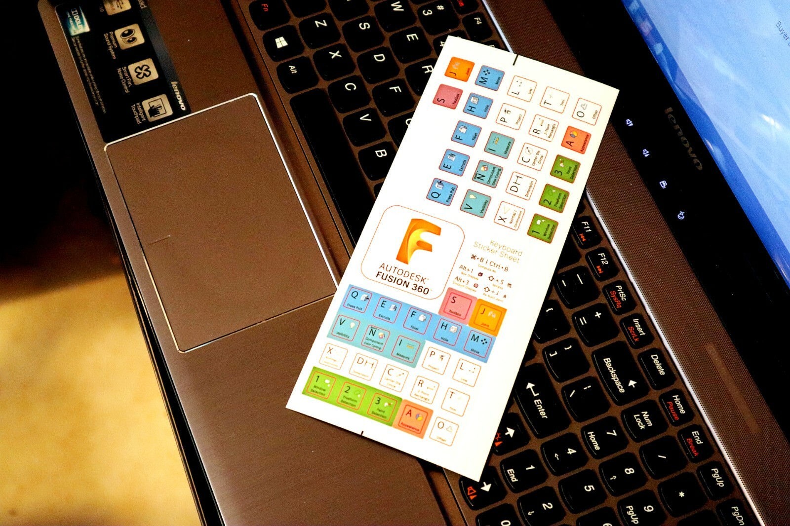 Fusion 360 Keyboard Shortcuts Reference Card CAD CAM CNC Mach3 Mach4 3D Print