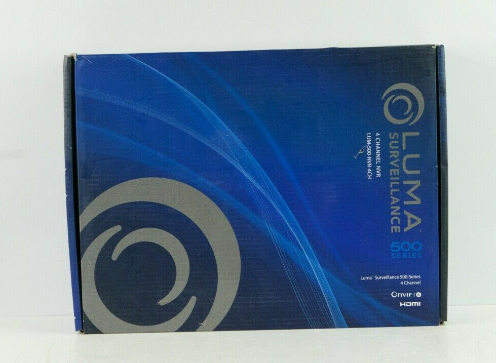 Luma LUM-500-NVR-4CH 4 Channel NVR 500 Series h875
