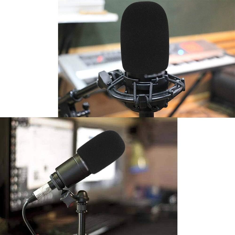 SUNMON Windscreen Foam Cover, Windscreen Pop Filter for Audio-Technica AT2020 Co