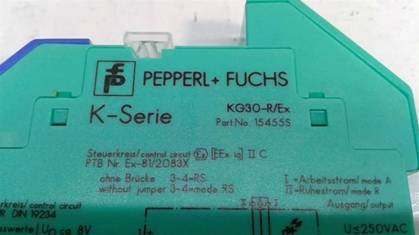 Pepperl+Fuchs KG30-R/Ex Module