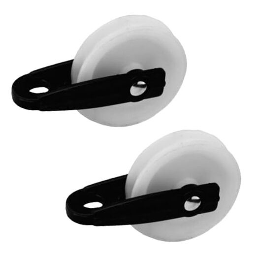 Pcs Nylon Clothesline Pulley inch Diameter Rope Pulley for Outdoor 2