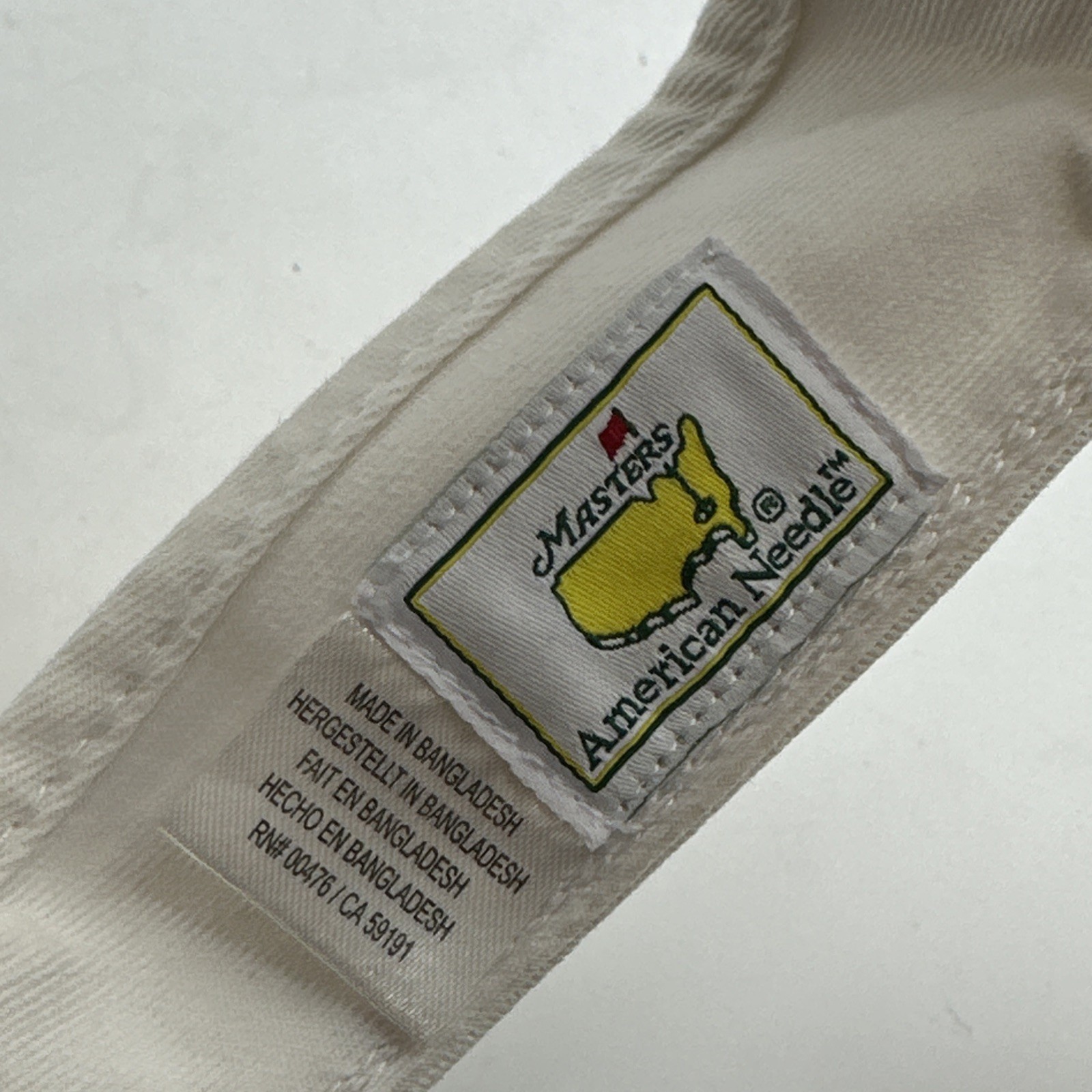 Masters 2020 Golf Visor White Pink Embroidered Adjustable American Needle